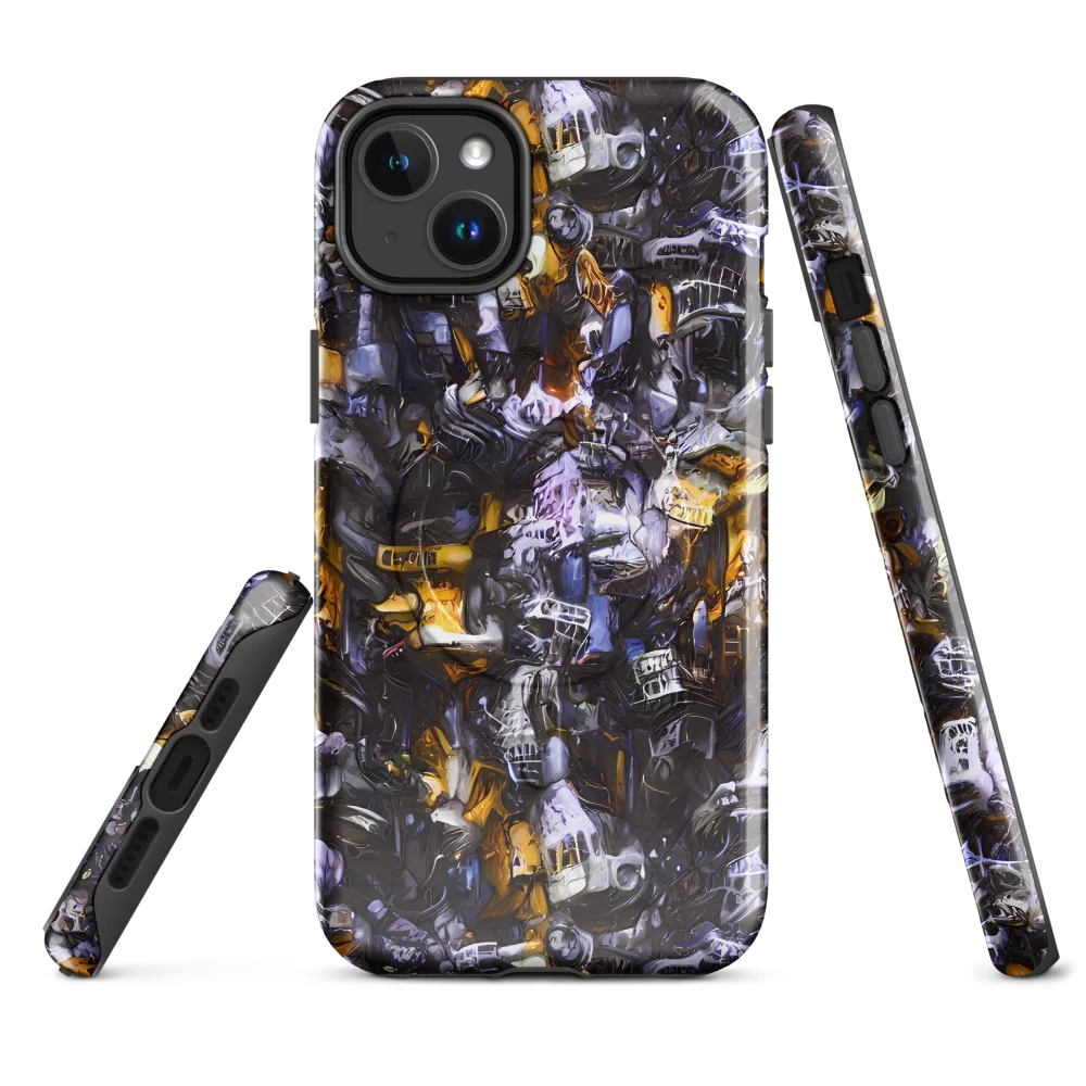 Gilded Bone Riot on MagSafe Tough Case for iPhone® — Front