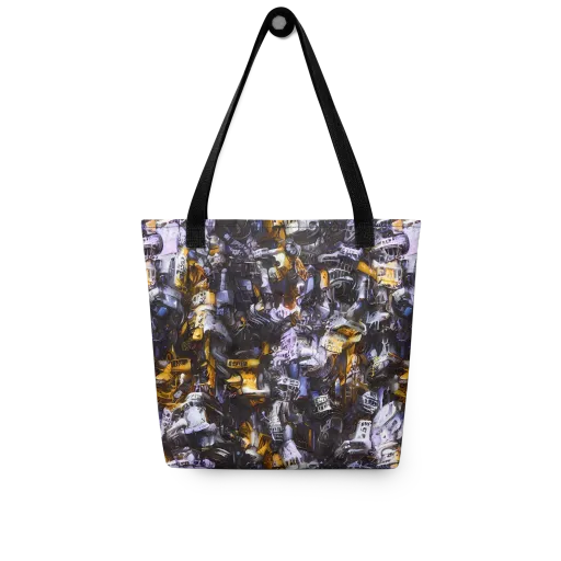 Gilded Bone Riot on a Tote Bag