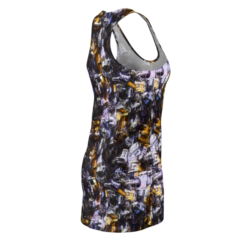Gilded Bone Riot on Racerback Dress — Back Side
