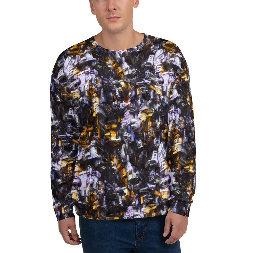 Gilded Bone Riot on Sweatshirt — Front