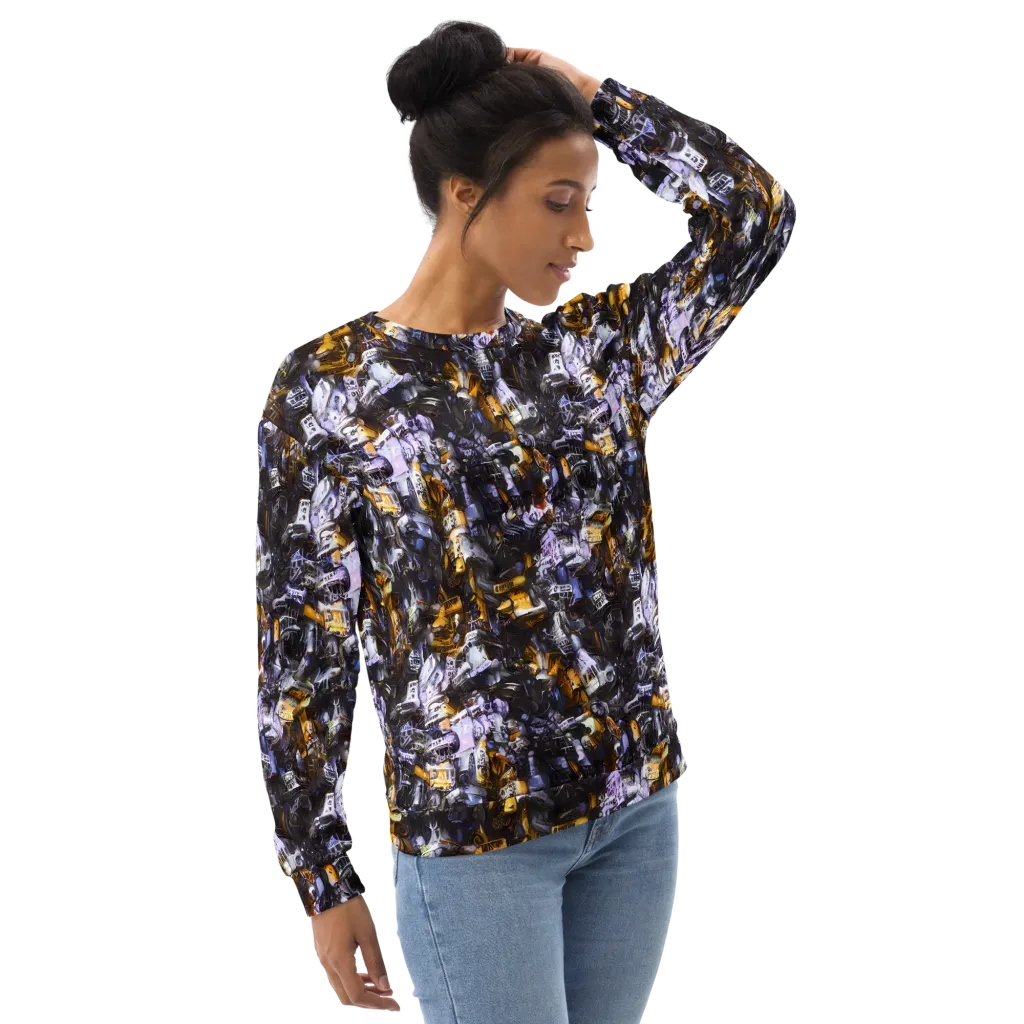 Gilded Bone Riot on Sweatshirt — Right Front