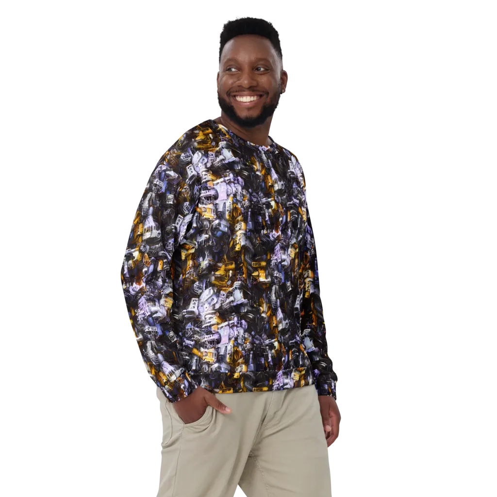 Gilded Bone Riot on Sweatshirt — Front