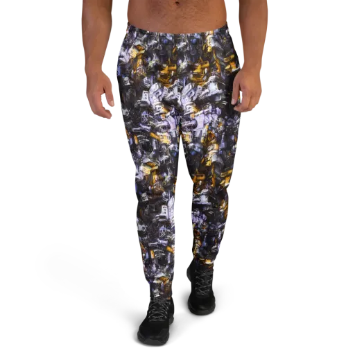 Gilded Bone Riot on a Men's Joggers