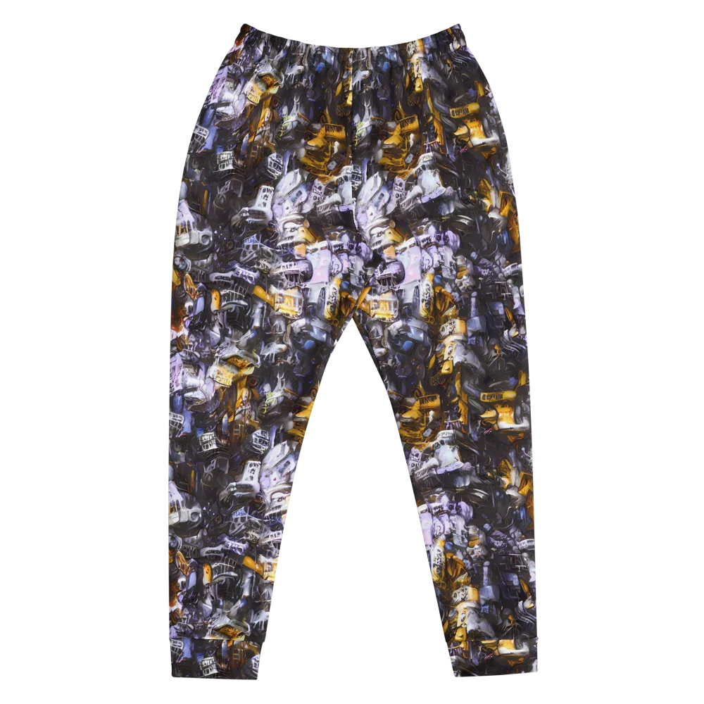 Gilded Bone Riot on Men's Joggers — Front
