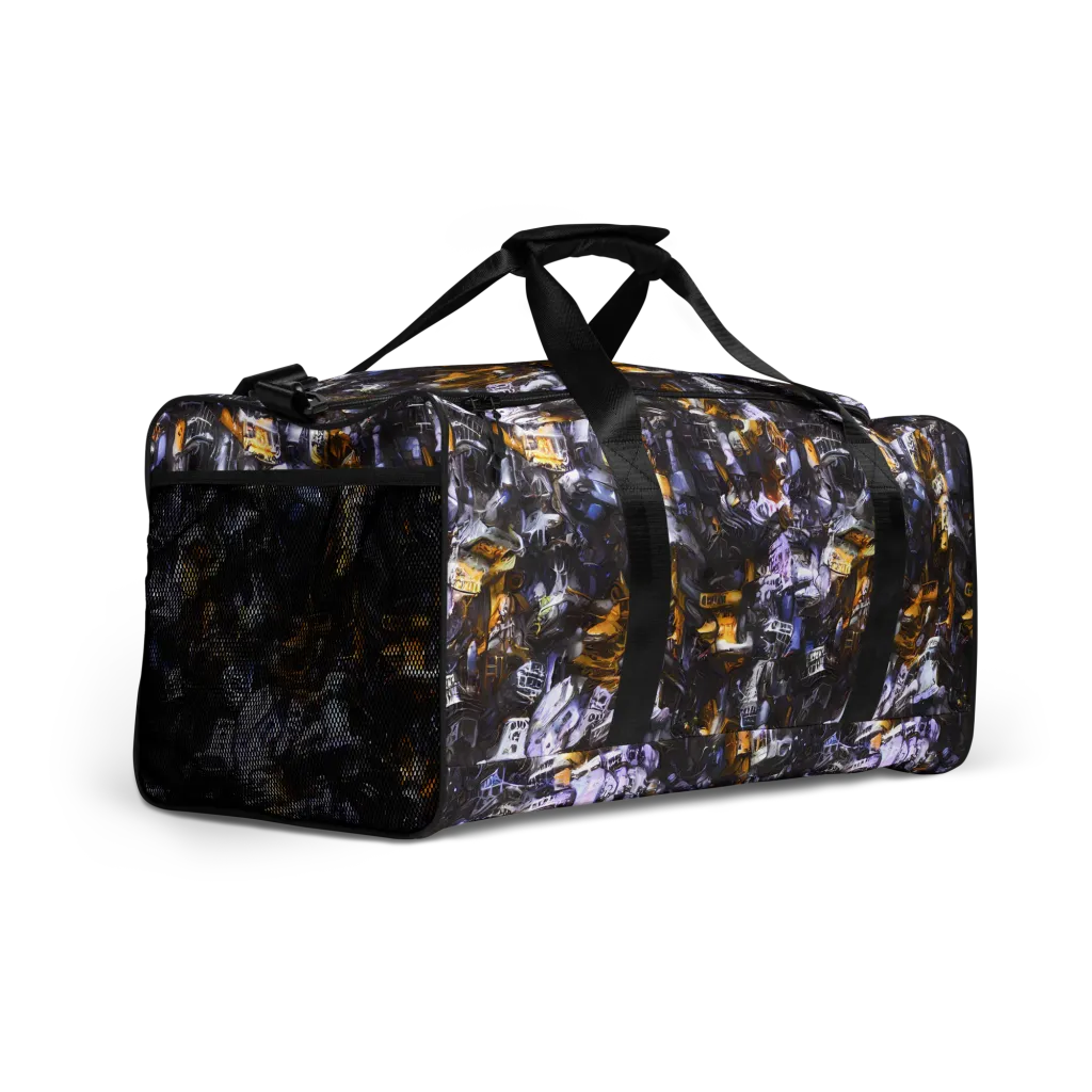 Gilded Bone Riot on Duffle Bag — Right Front