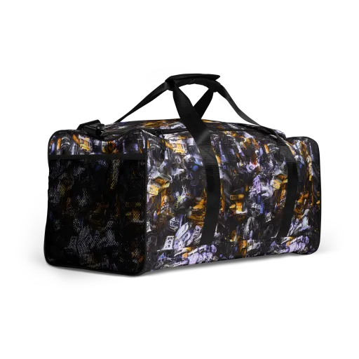 Gilded Bone Riot on a Duffle Bag