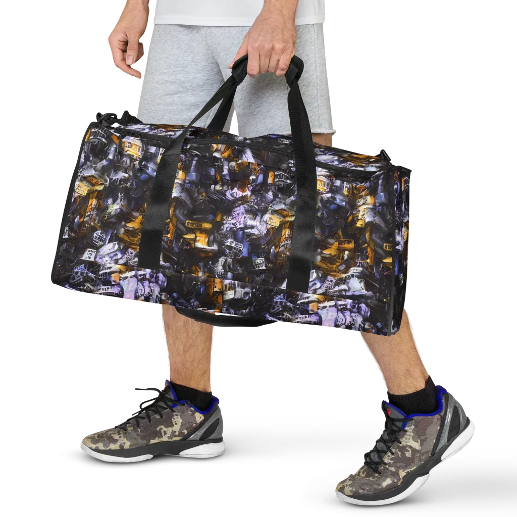 Gilded Bone Riot on Duffle Bag — Front