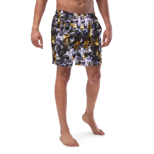 Gilded Bone Riot on a Swim Trunks