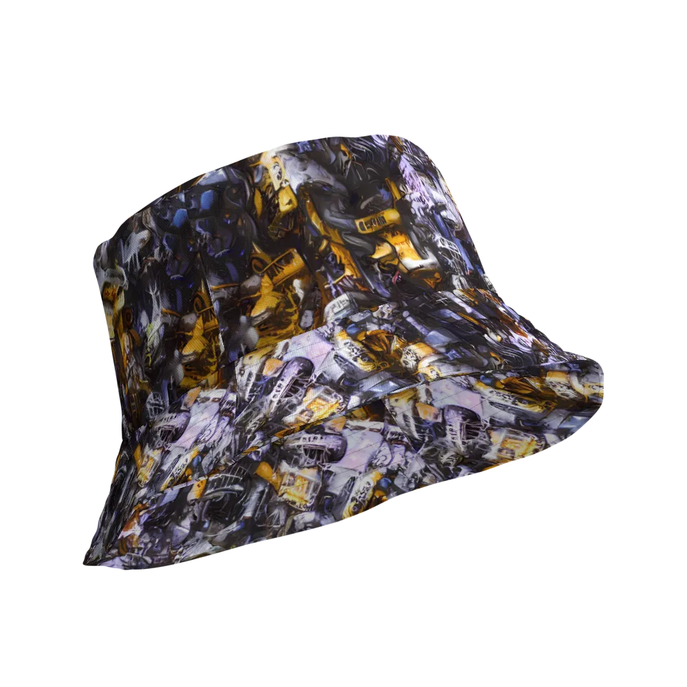 Gilded Bone Riot on Reversible Bucket Hat — Product details Outside