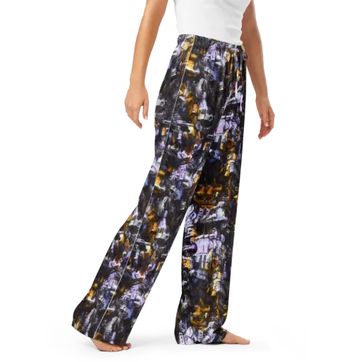 Gilded Bone Riot on a Women's Pajama Pants