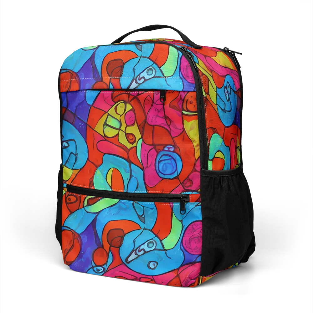 Vivid Orbit on Utility Backpack — Left Front
