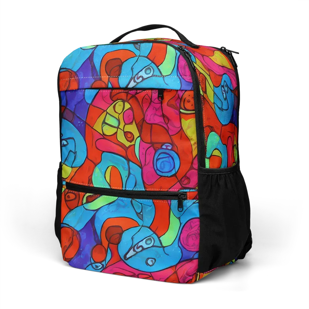 Vivid Orbit on Utility Backpack — Left Front