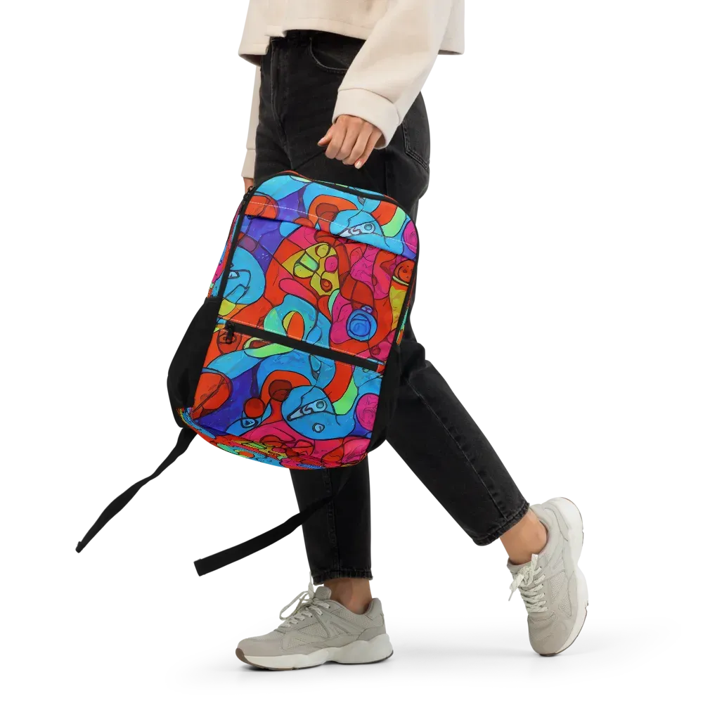 Vivid Orbit on Utility Backpack — Front