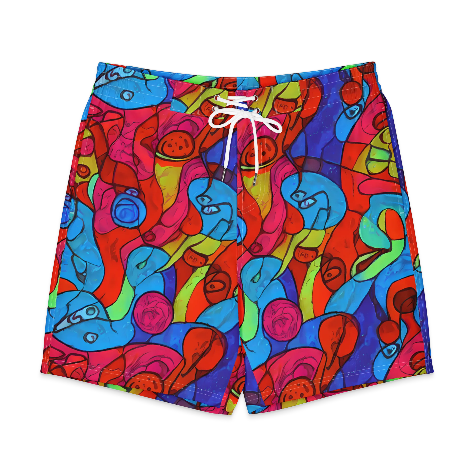 Vivid Orbit on Men's Board Shorts — Front