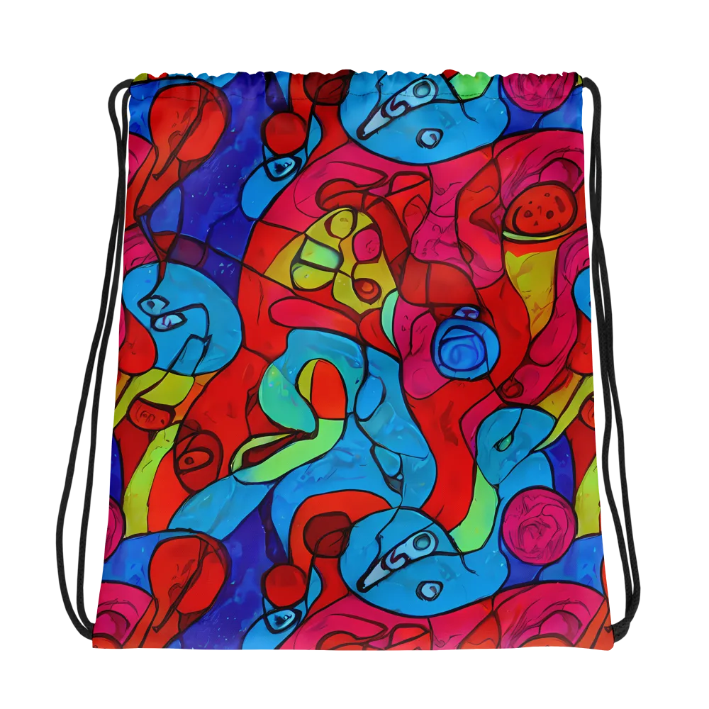 Vivid Orbit on Drawstring Bag — Photo