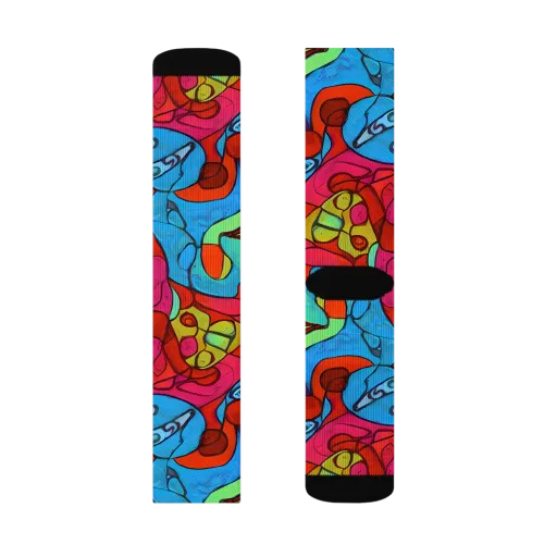 Vivid Orbit on a Socks