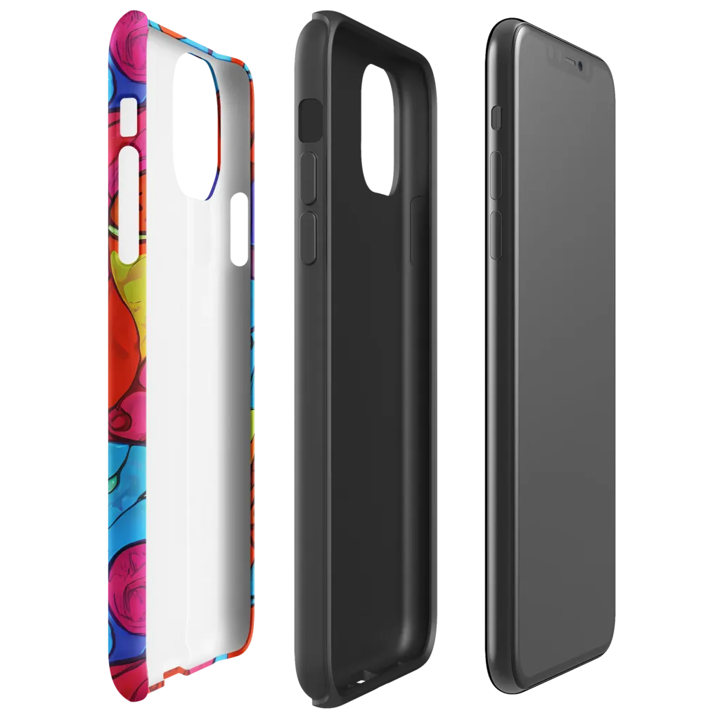 Vivid Orbit on Tough Case for iPhone® — Right