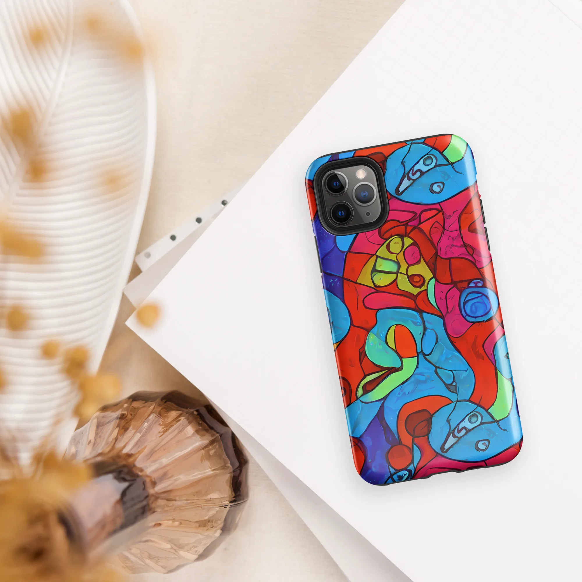 Vivid Orbit on Tough Case for iPhone® — Front