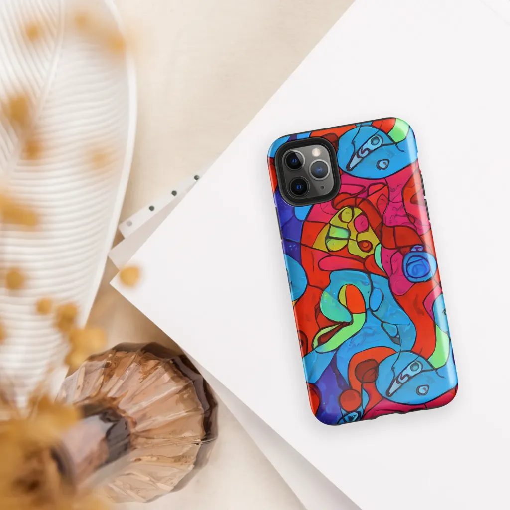 Vivid Orbit on Tough Case for iPhone® — Front