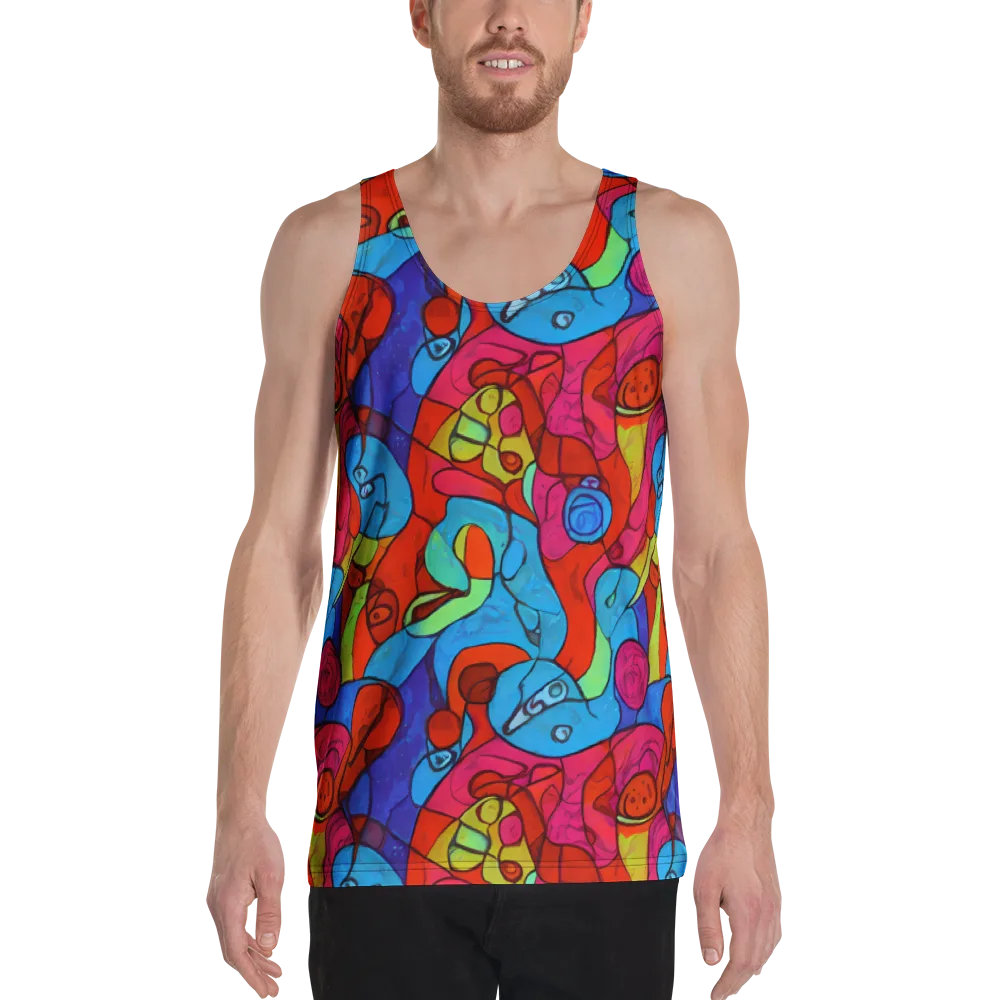 Vivid Orbit on Men's Tank Top — Front