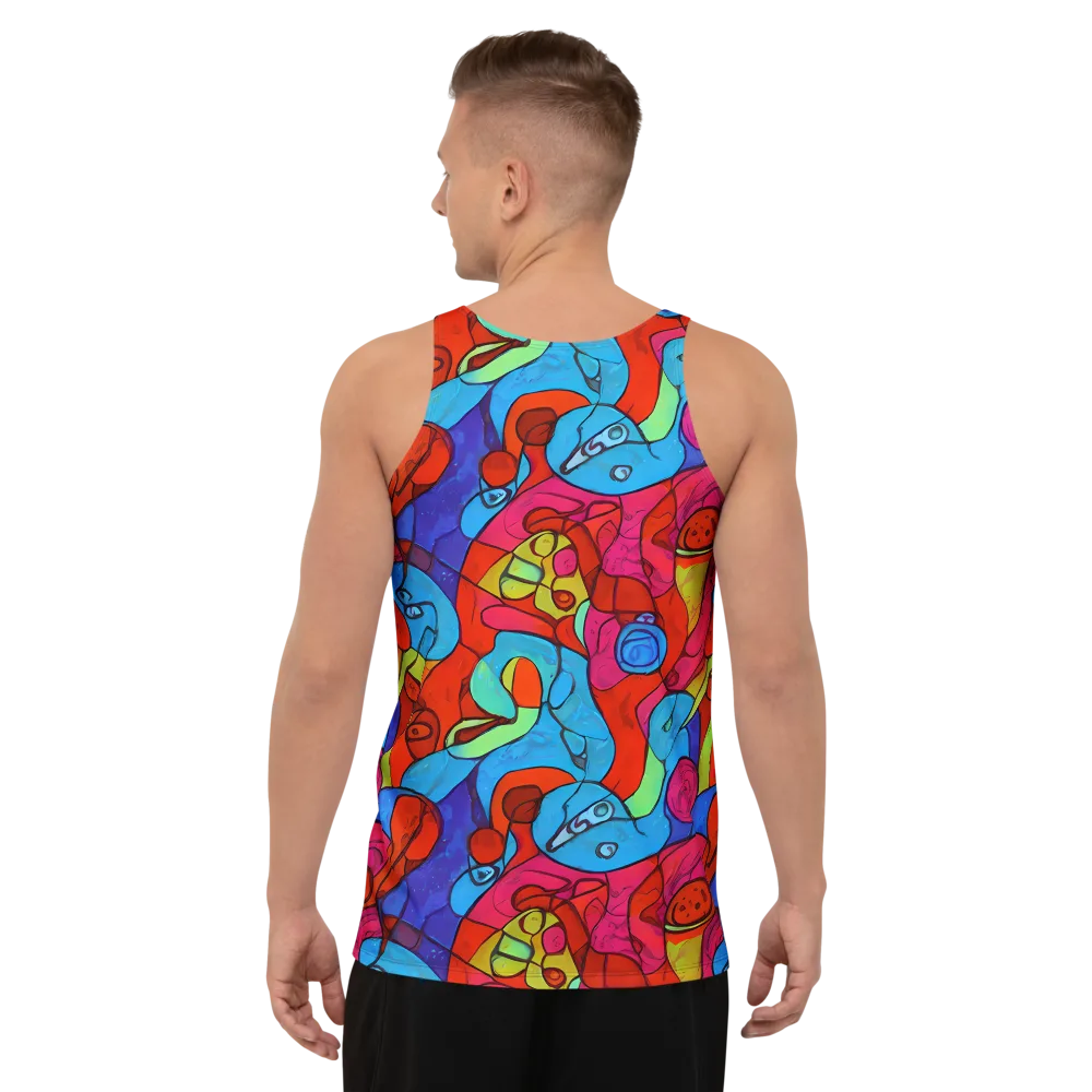 Vivid Orbit on Men's Tank Top — Back