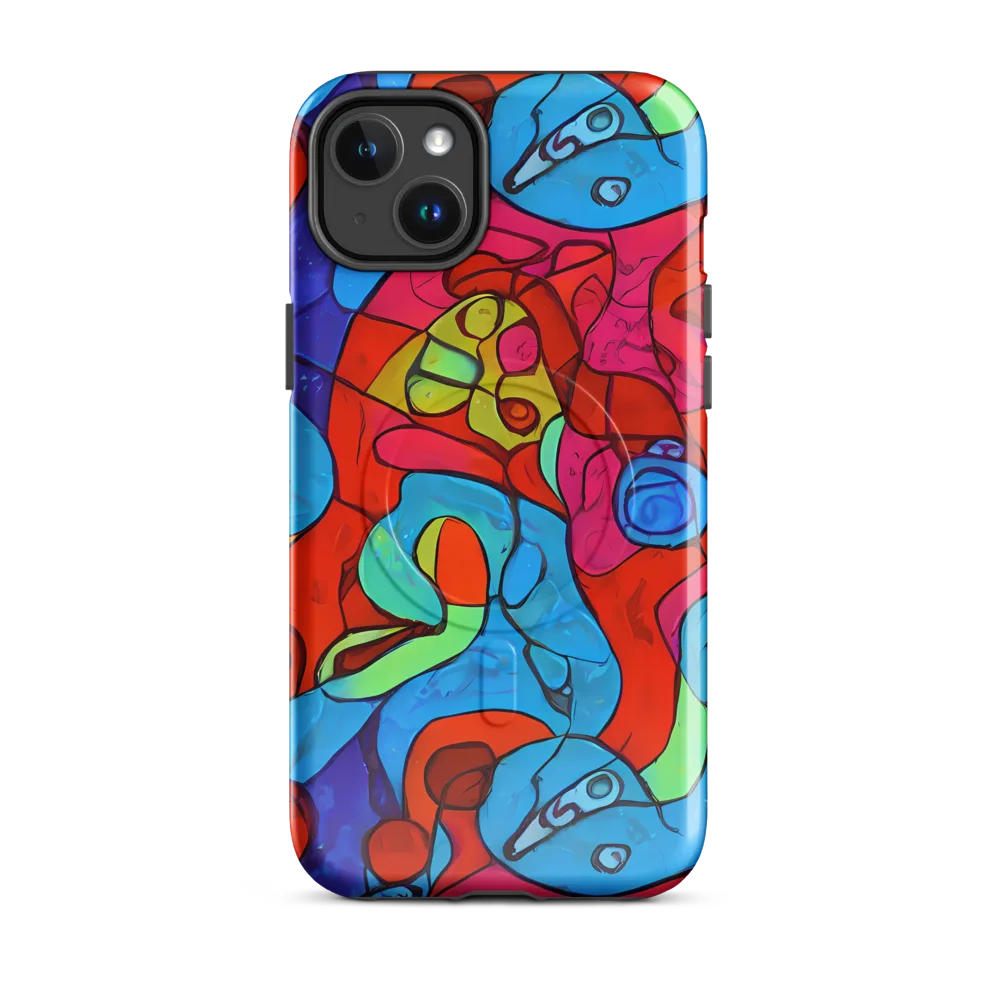 Vivid Orbit on MagSafe Tough Case for iPhone® — Front
