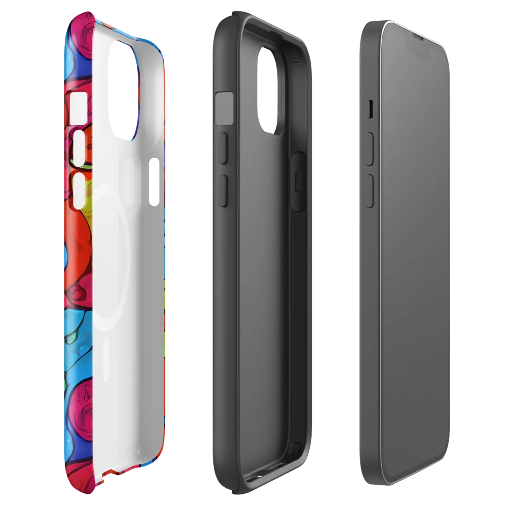 Vivid Orbit on MagSafe Tough Case for iPhone® — Front