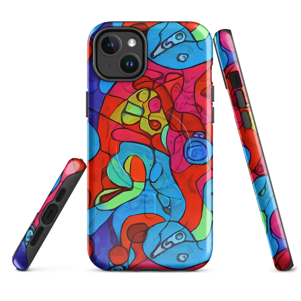 Vivid Orbit on MagSafe Tough Case for iPhone® — Front