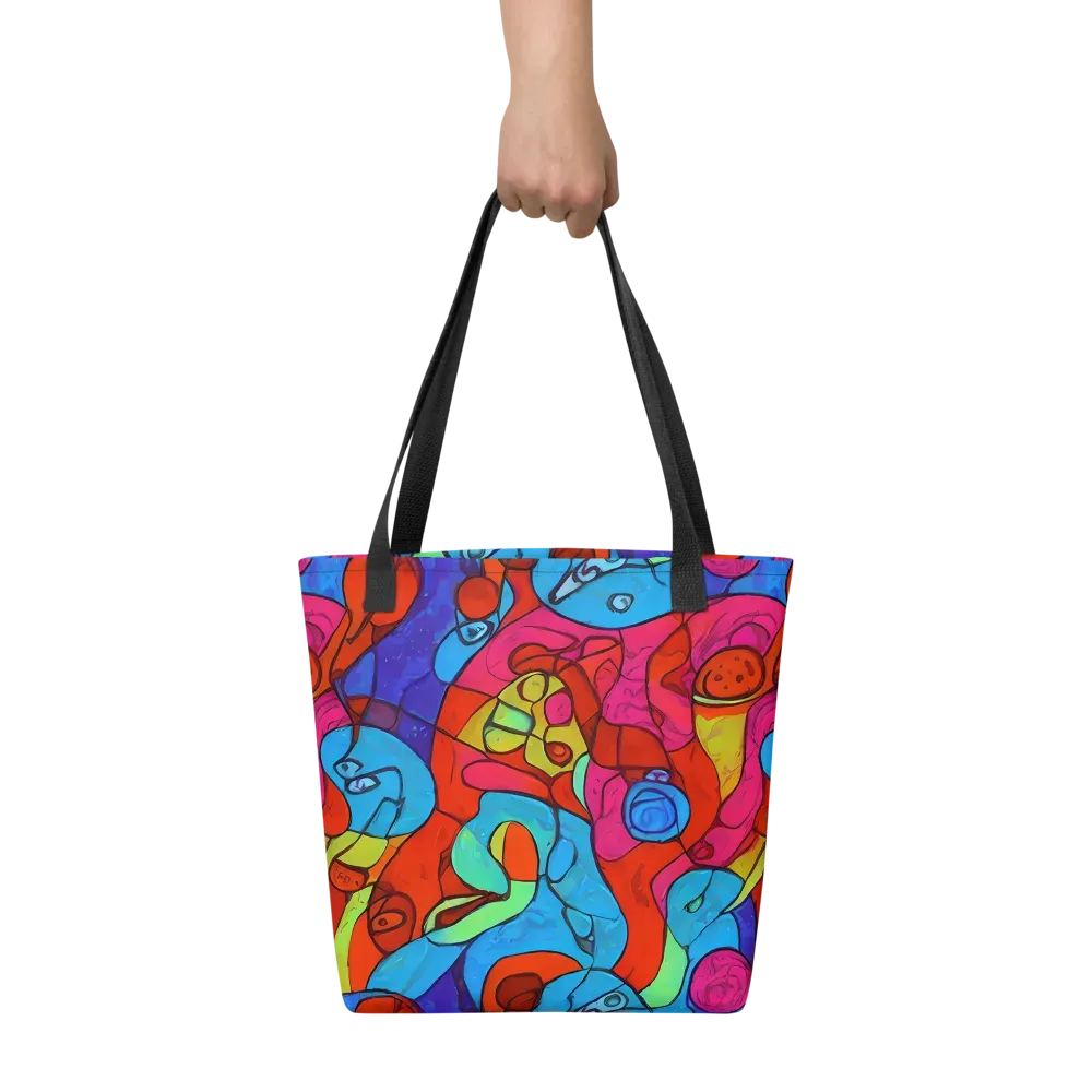 Vivid Orbit on Tote Bag — Front