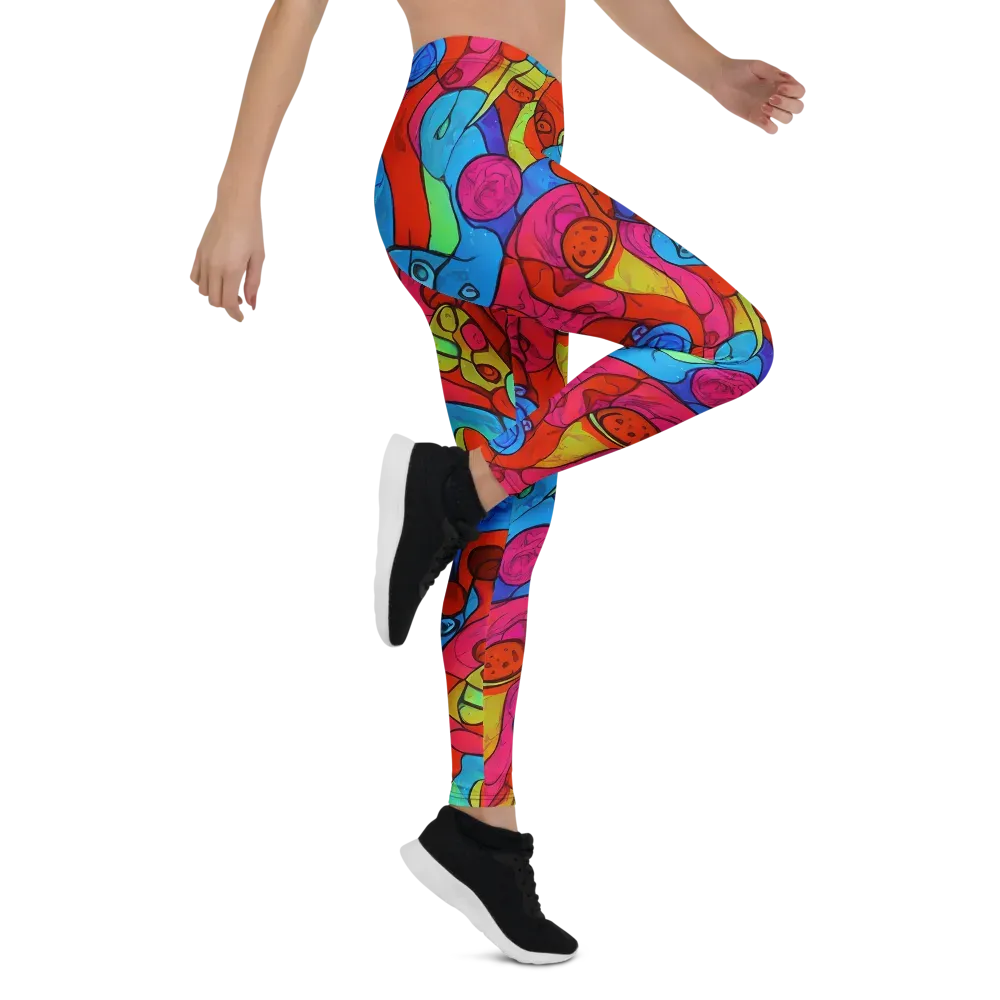 Vivid Orbit on Leggings — Right