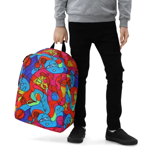 Vivid Orbit on a Minimalist Backpack