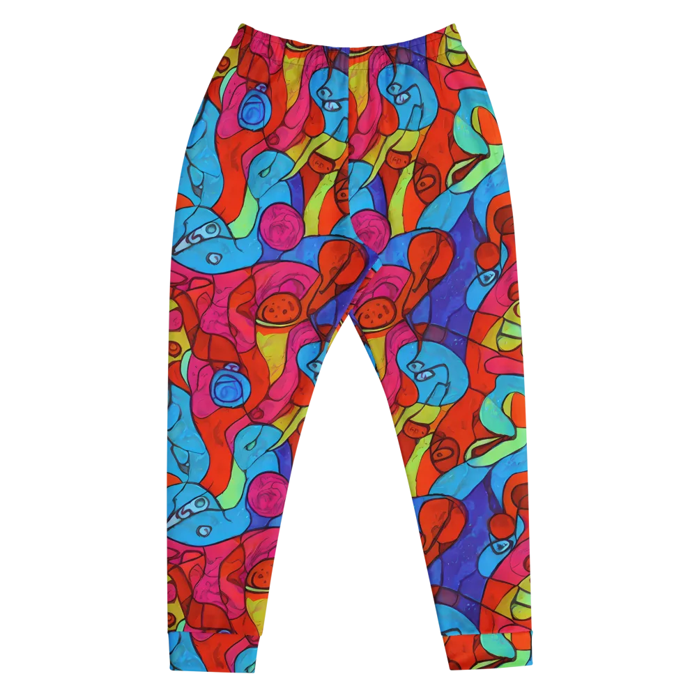 Vivid Orbit on Men's Joggers — Front