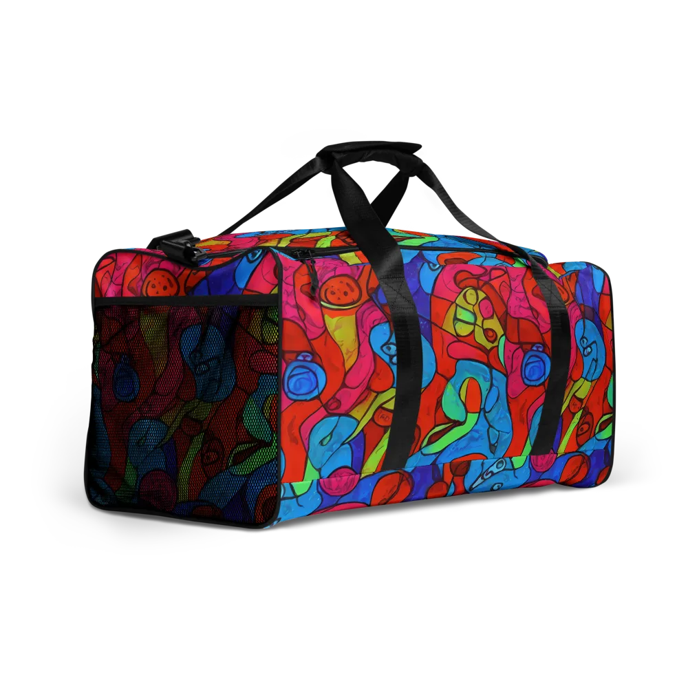 Vivid Orbit on Duffle Bag — Right Front