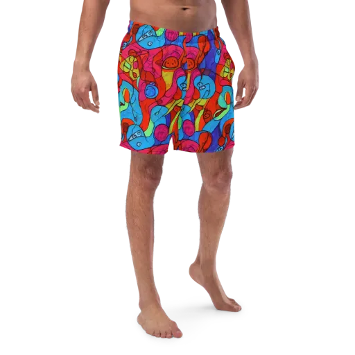 Vivid Orbit on a Swim Trunks