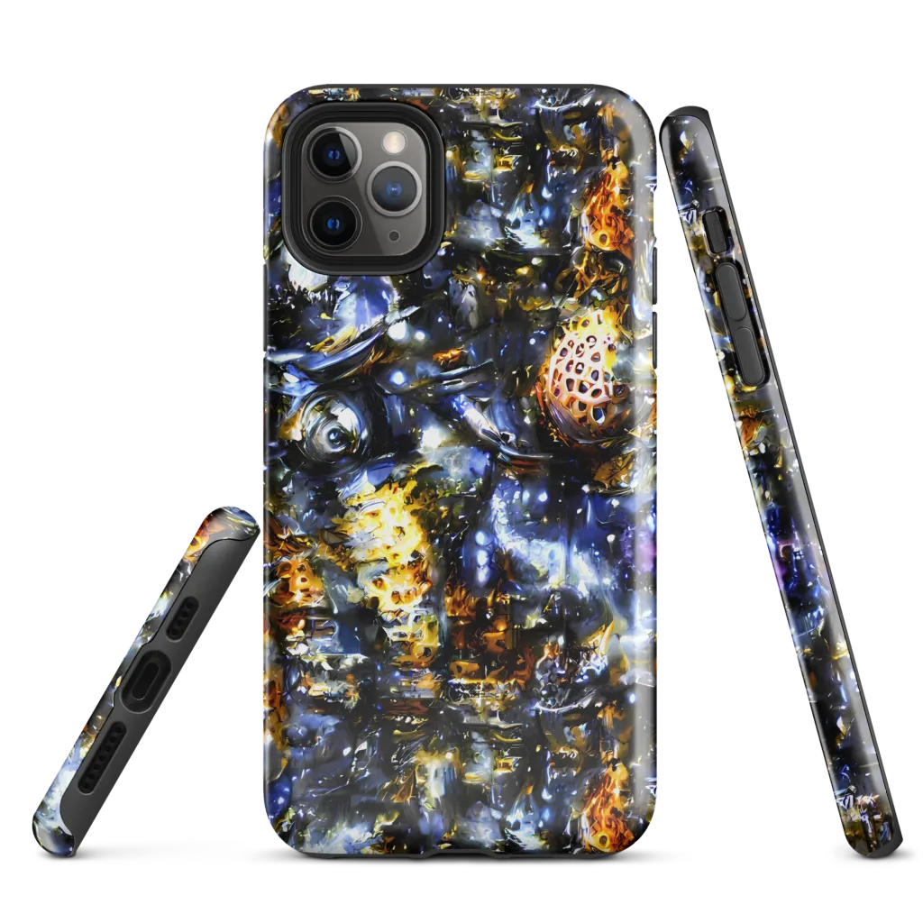 Obsidian Aurora on Tough Case for iPhone® — Front