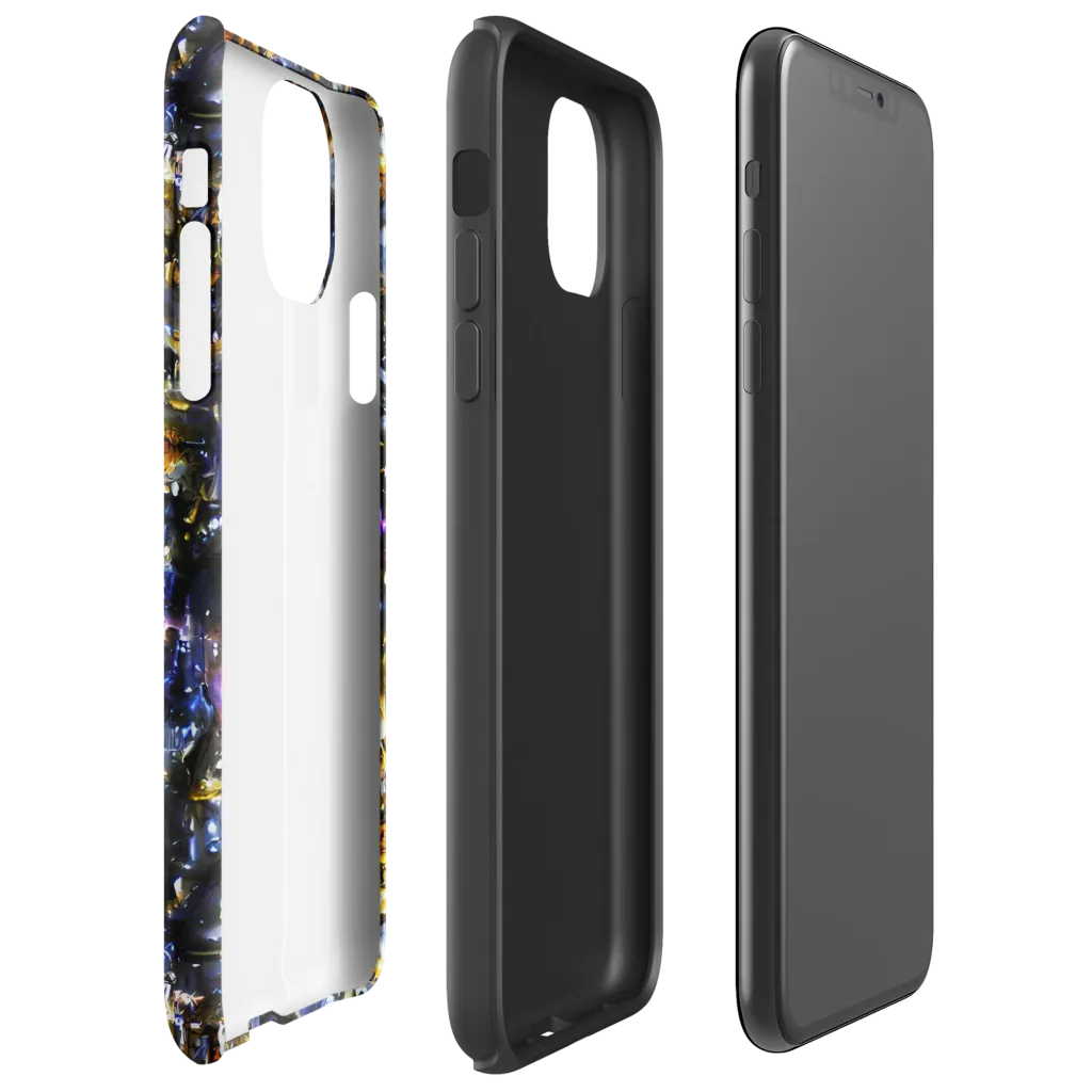 Obsidian Aurora on Tough Case for iPhone® — Right