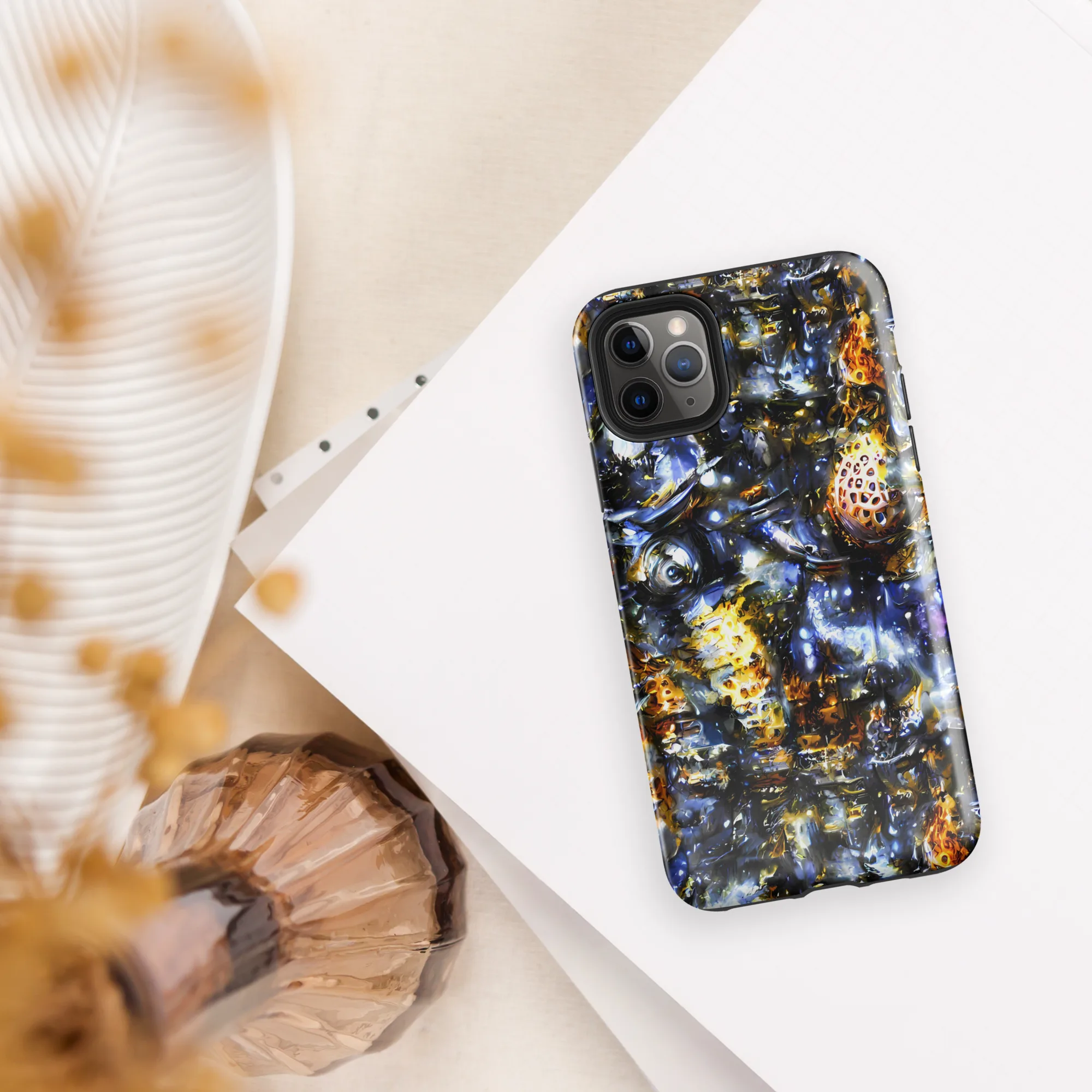Obsidian Aurora on Tough Case for iPhone® — Front