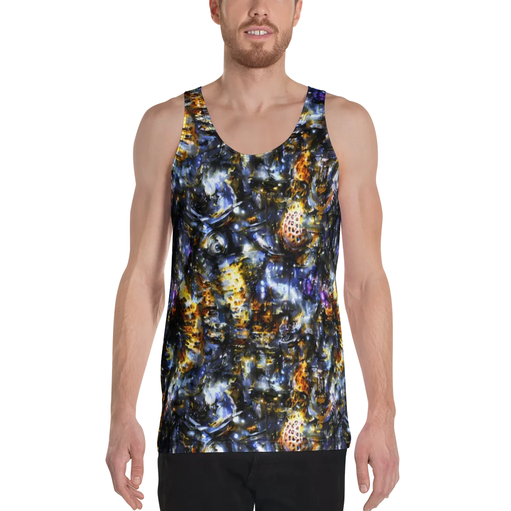 Obsidian Aurora on Men's Tank Top — Front