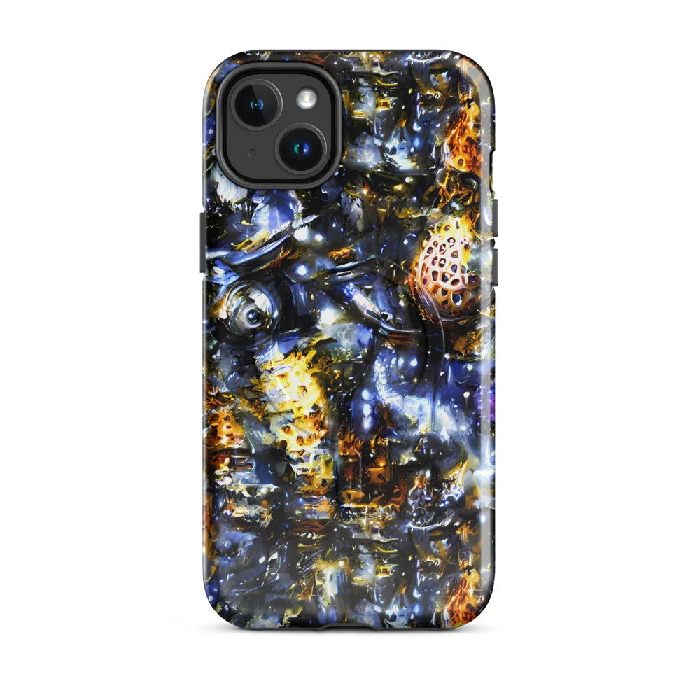 Obsidian Aurora on MagSafe Tough Case for iPhone® — Front