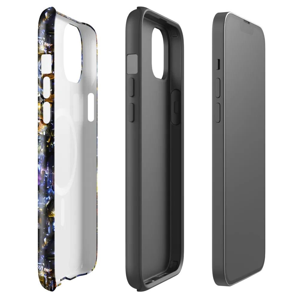 Obsidian Aurora on MagSafe Tough Case for iPhone® — Front