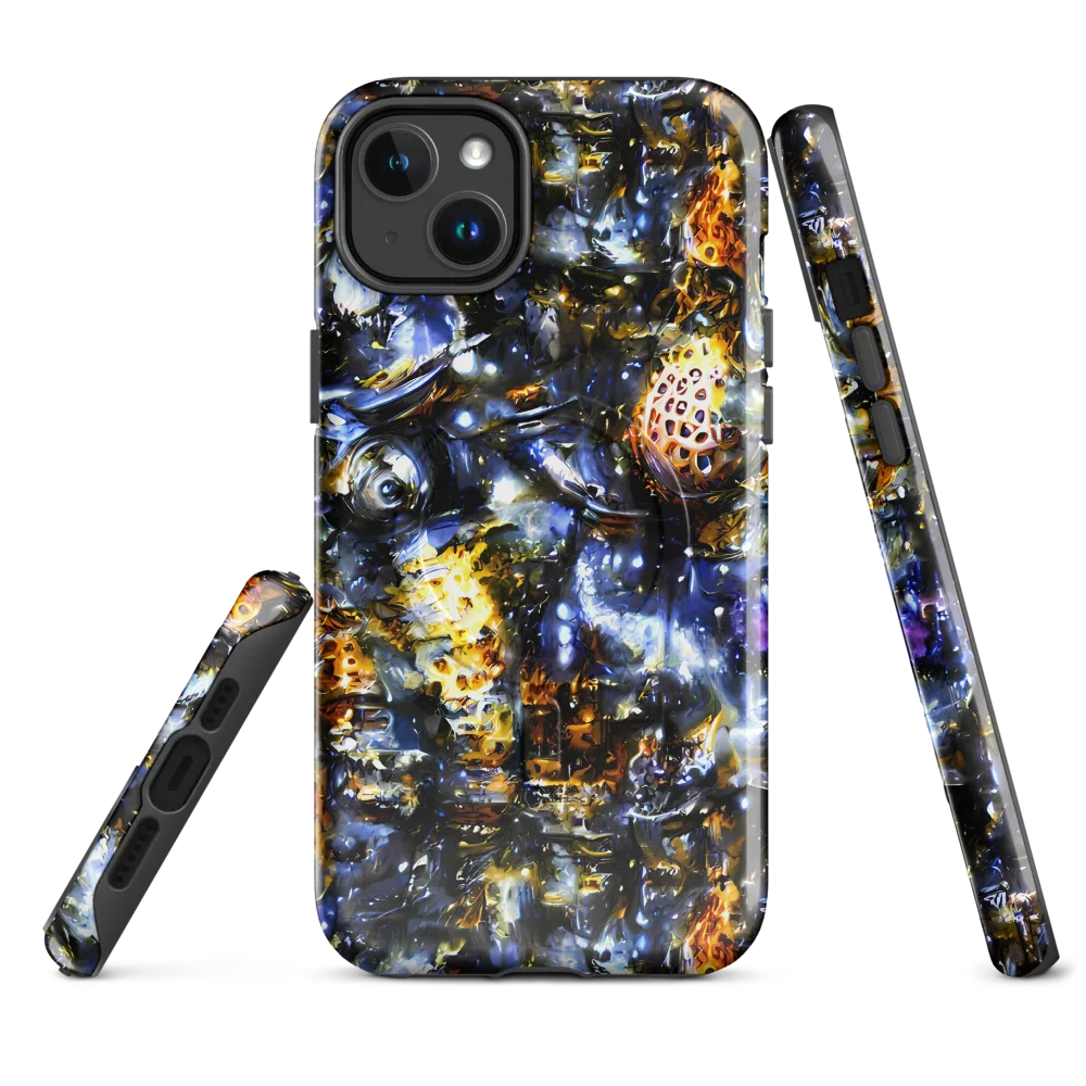 Obsidian Aurora on MagSafe Tough Case for iPhone® — Front
