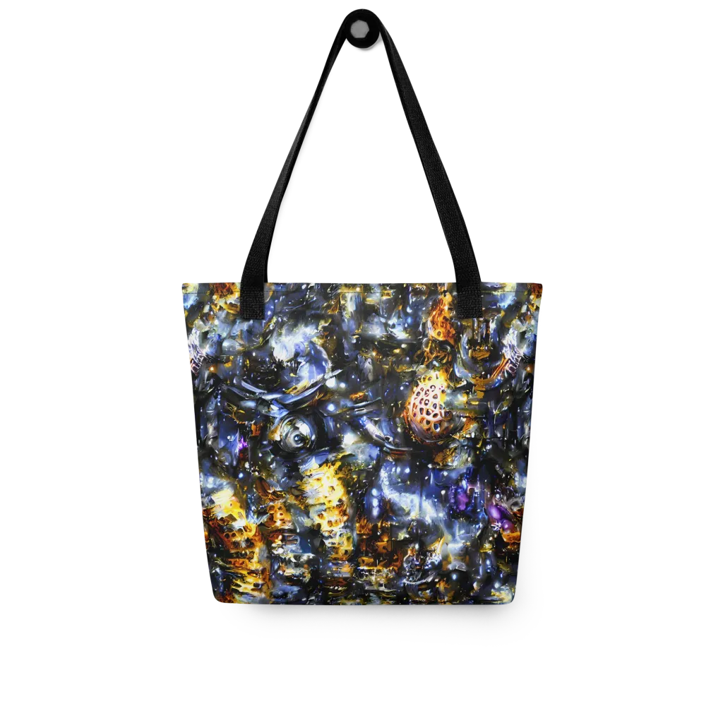 Obsidian Aurora on Tote Bag — Front