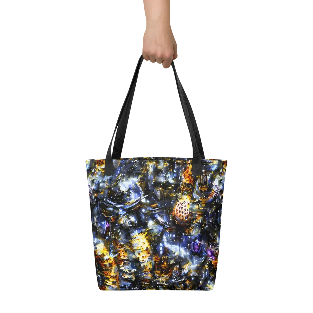 Obsidian Aurora on Tote Bag — Front