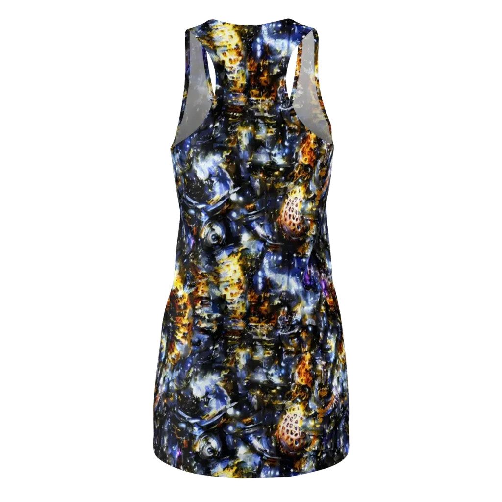 Obsidian Aurora on Racerback Dress — Back