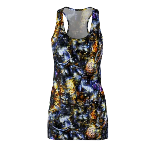 Obsidian Aurora on a Racerback Dress