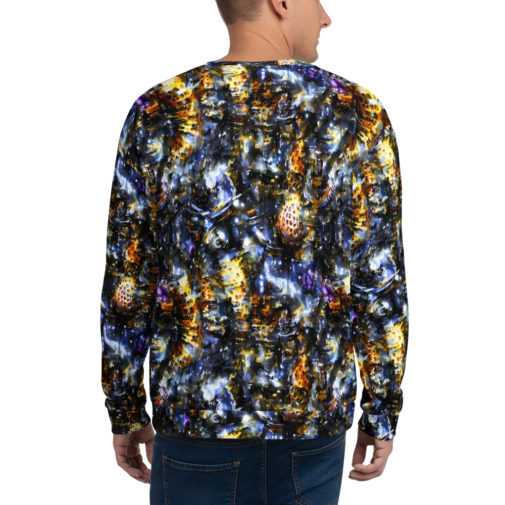 Obsidian Aurora on Sweatshirt — Back