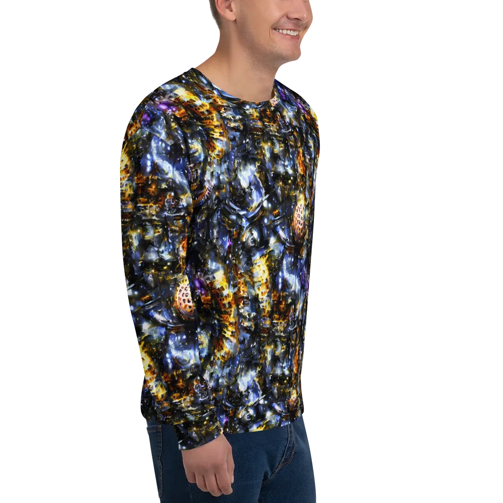 Obsidian Aurora on Sweatshirt — Right Front