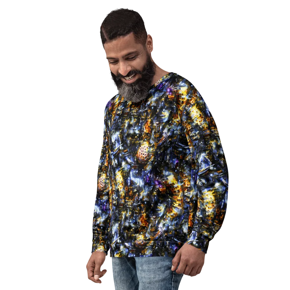 Obsidian Aurora on Sweatshirt — Left Front