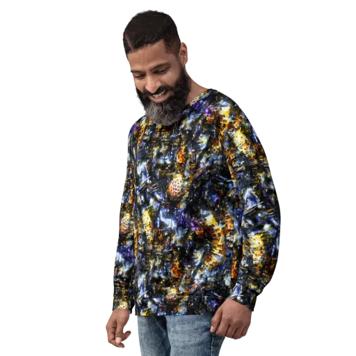 Obsidian Aurora on a Sweatshirt