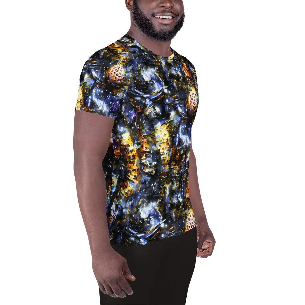 Obsidian Aurora on Men's Athletic T-Shirt — Right